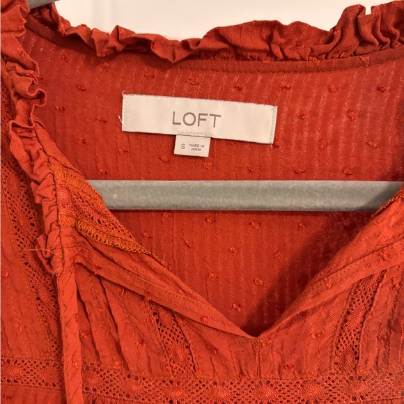 LOFT Women's Salmon Blouse - Picture 2 of 3